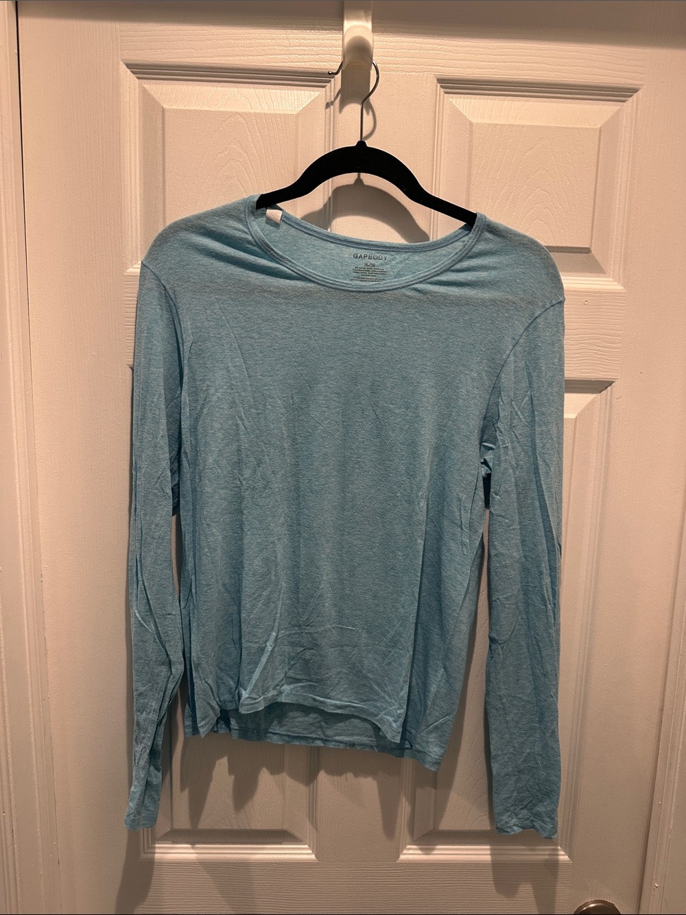 GapLight Blue Long Sleeve Crew Neck Top Size XL